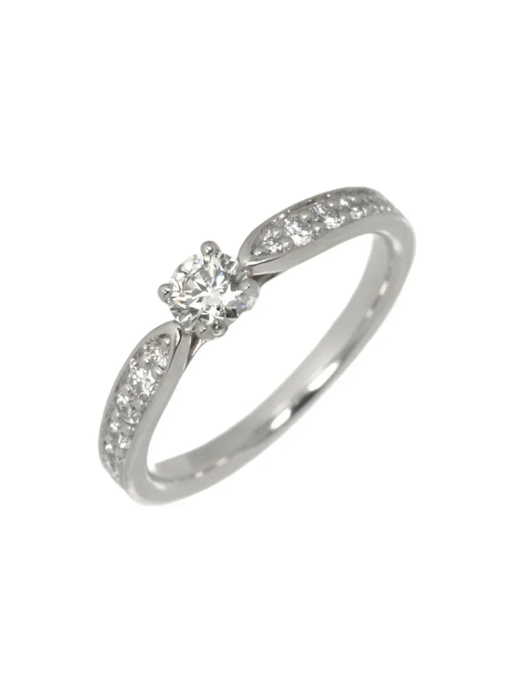 Tiffany & Co Harmony Ring Diamond IF Pt Platinum
